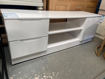 Legato White Large TV Unit