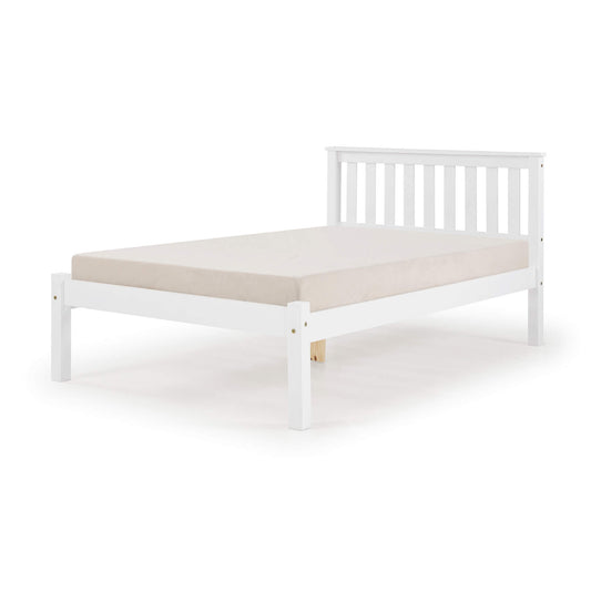 HL Manila Low Foot End White Pine Bed Frame