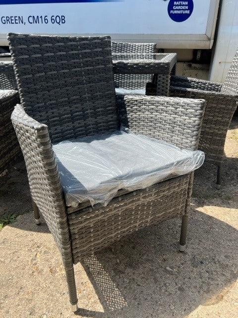 Mixed Grey Rattan 8 Seater Dining Set