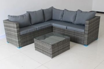 SFS099 – Mixed Grey Rattan Corner Lounge Set