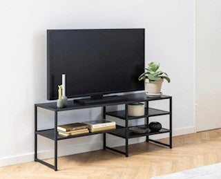 Seaford Black TV Unit