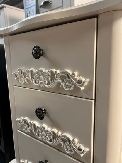 Sophia 3 Drawer Bedside