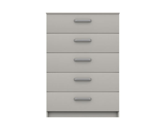 Arran 5 Drawer Chest LIGHT GREY