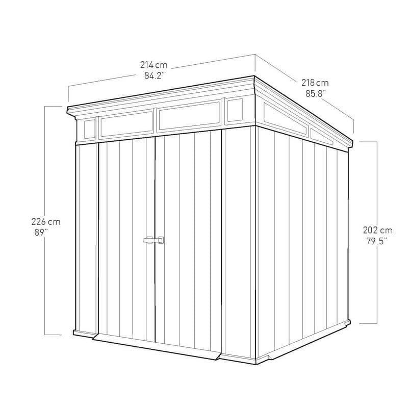 Keter Artisan Pent 7x7ft Shed