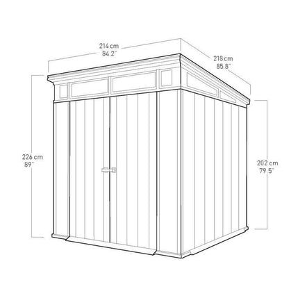 Keter Artisan Pent 7x7ft Shed