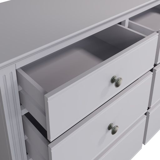 BP Grey 6 Drawer Chest