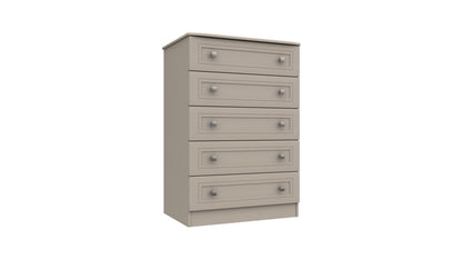 Canterbury 5 Drawer Chest FIRED EARTH
