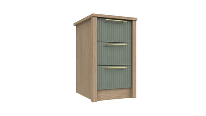 Castleton 3 Drawer Bedside