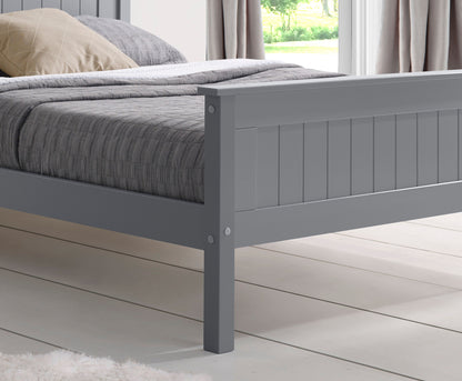 Dakota Wooden Bed Frame High Foot End