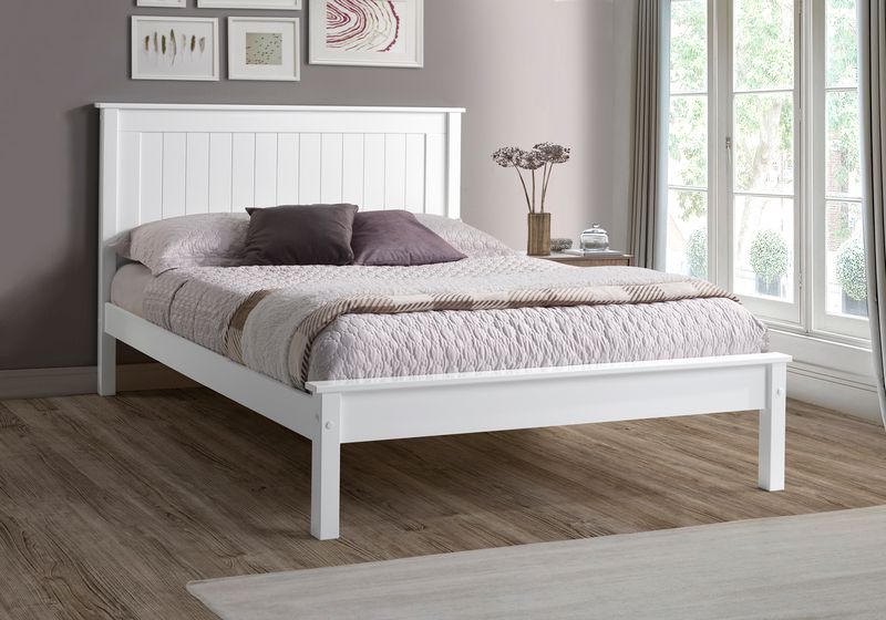 Dakota Wooden Bed Frame Low Foot End