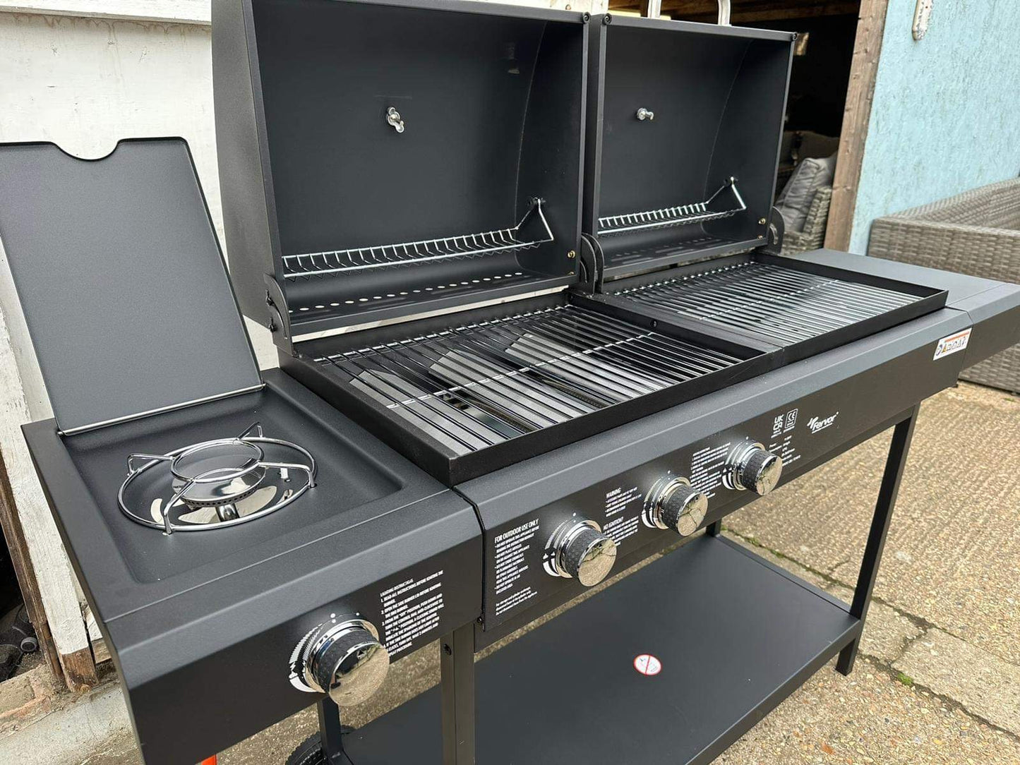 Dual Fuel Combi BBQ