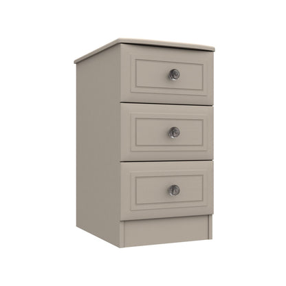 Hadleigh 3 Drawer Bedside