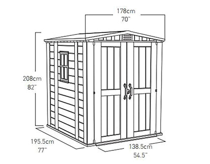 Keter Factor 6×6 Garden Shed