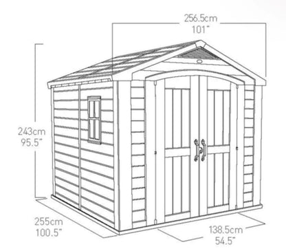 Keter Factor 8×8 Garden Shed