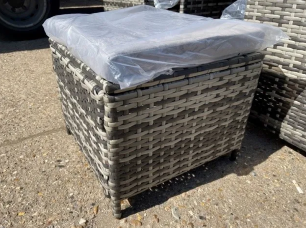 Mixed Grey Rattan 11pc Cube Set