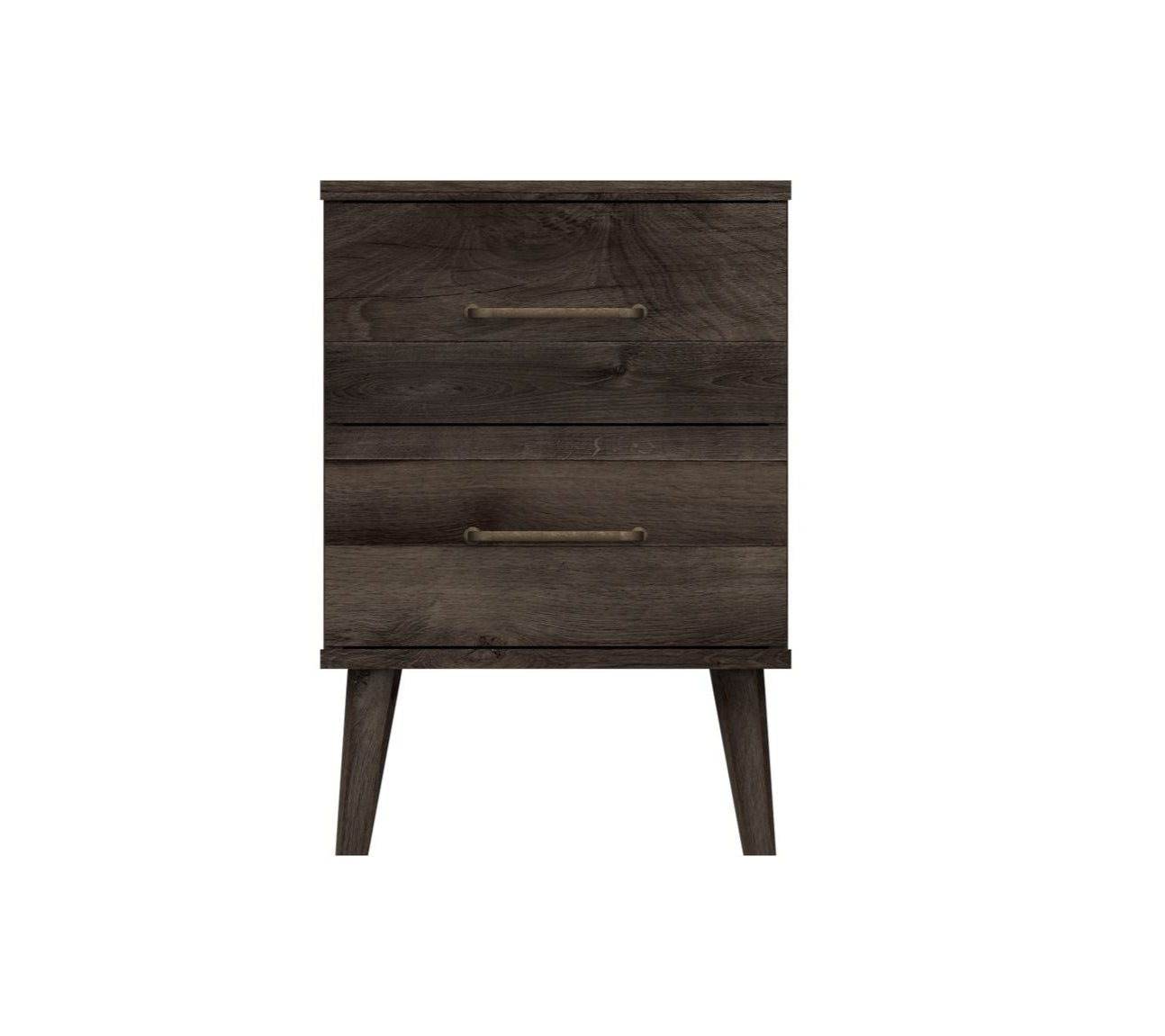 Oakleigh 2 Drawer Bedside DARK OAK