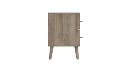 Oakleigh 2 Drawer Bedside NATURAL OAK