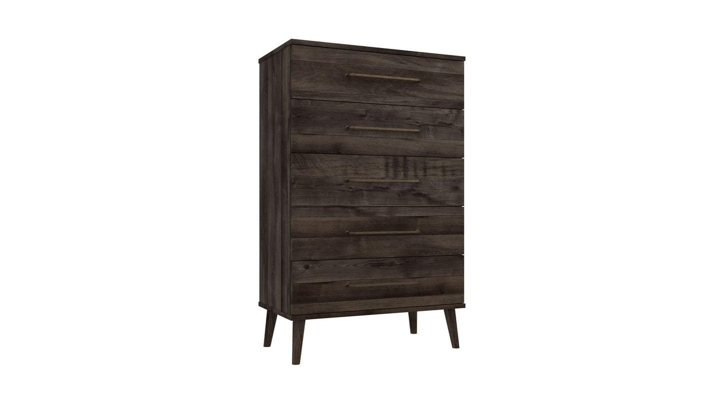 Oakleigh 5 Drawer Chest DARK OAK