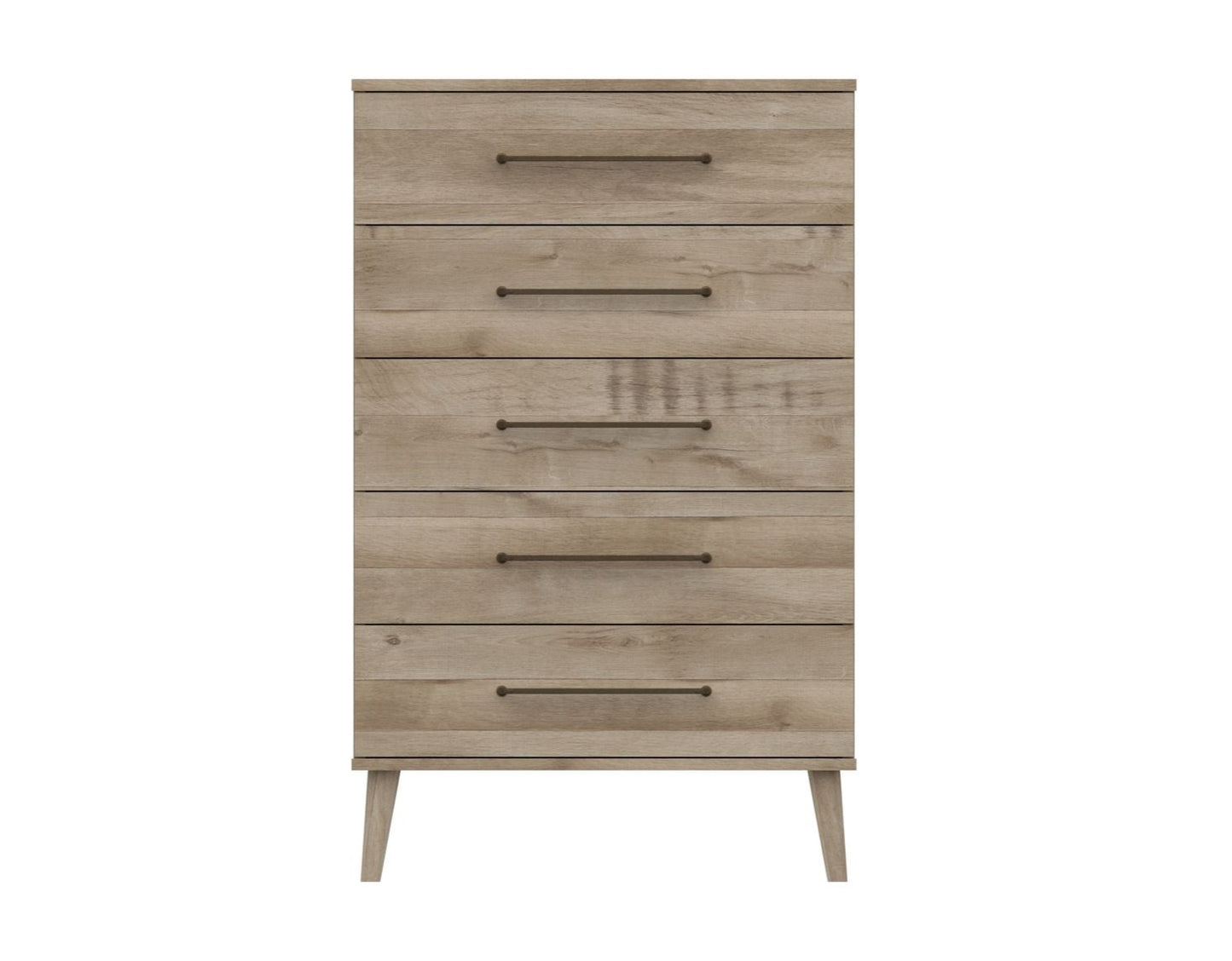 Oakleigh 5 Drawer Chest NATURAL OAK