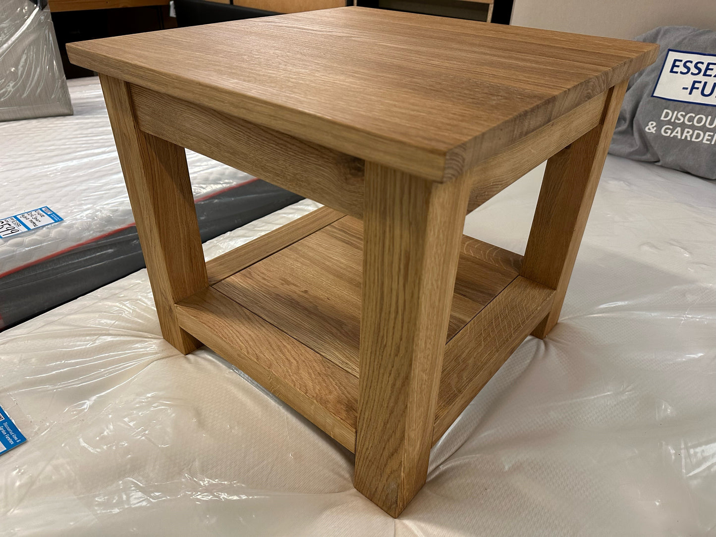 Solid Oak Lamp Table