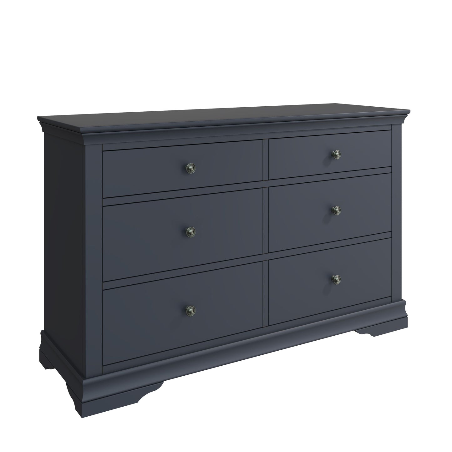 SW 6 Drawer Chest Midnight Grey