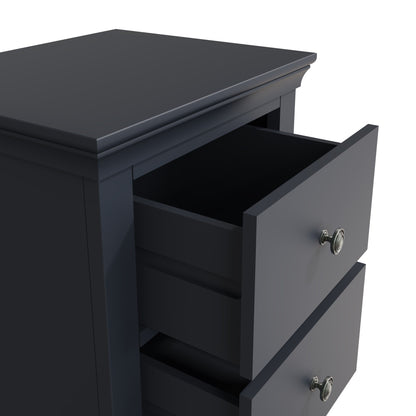 SW Large Bedside Cabinet Midnight Grey