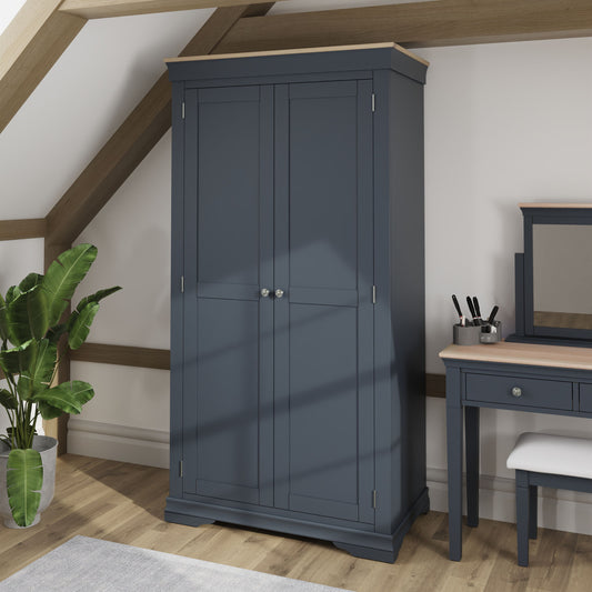 SWO 2 Door Wardrobe Midnight Grey