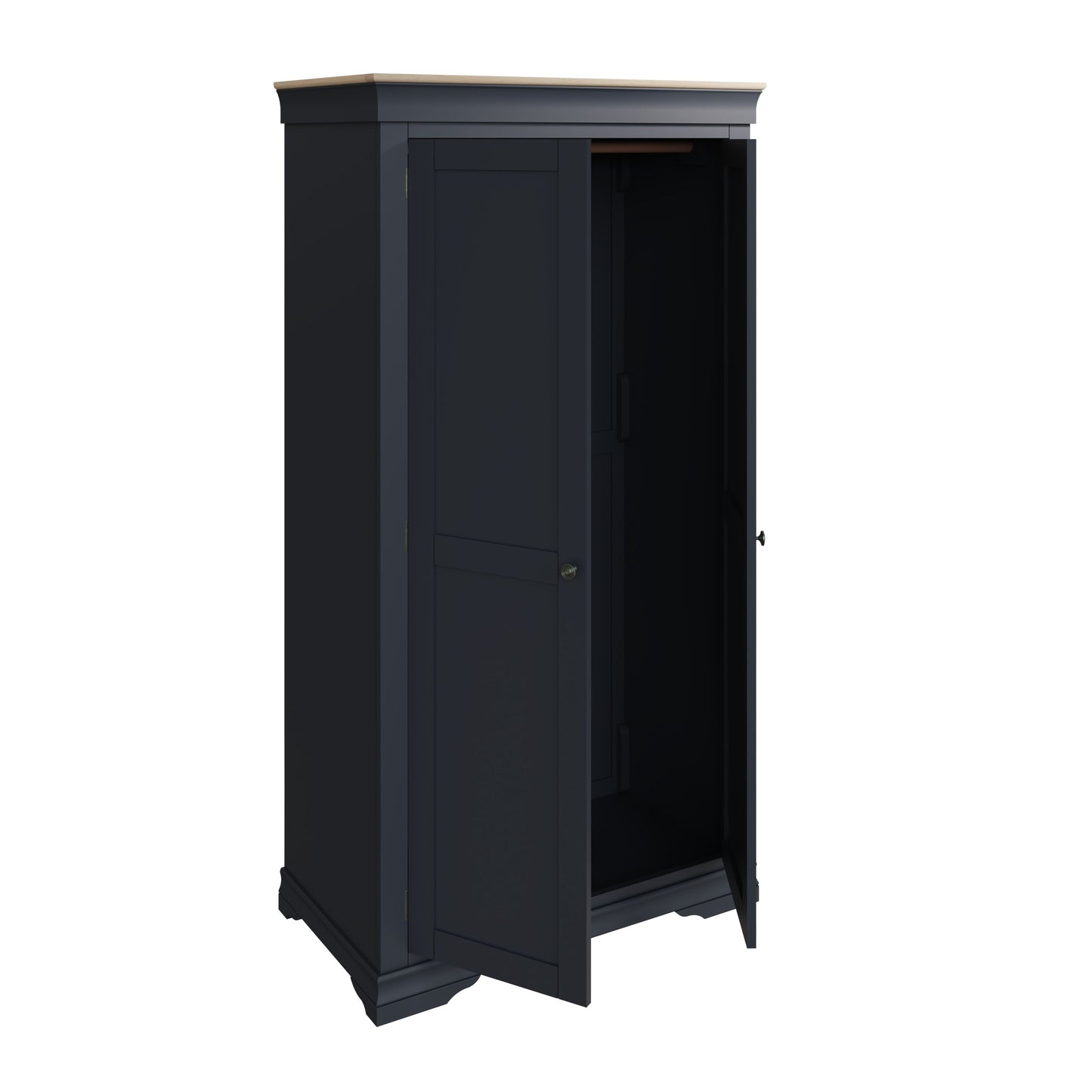 SWO 2 Door Wardrobe Midnight Grey