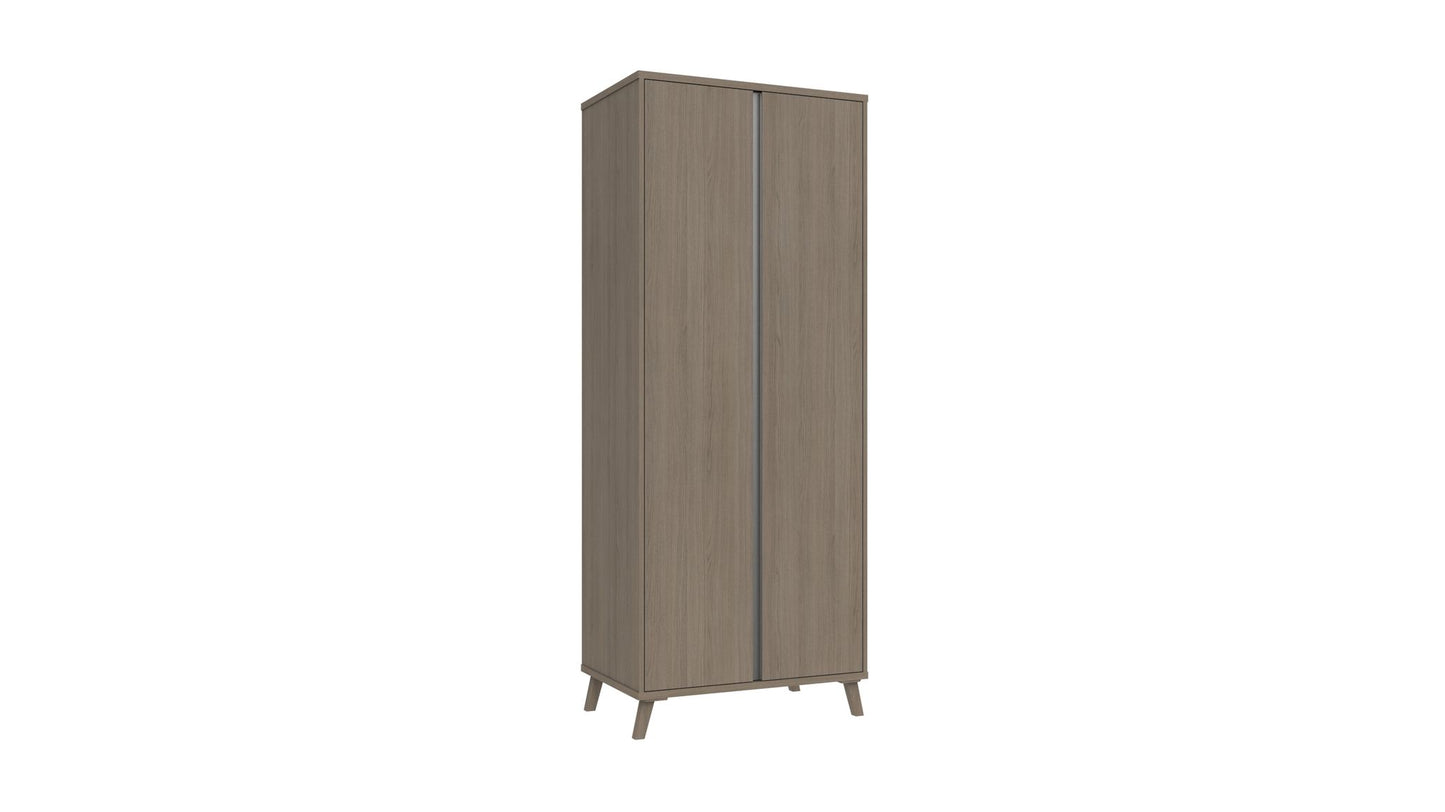 Tamar 2 Door Wardrobe GREY OAK