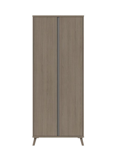 Tamar 2 Door Wardrobe GREY OAK