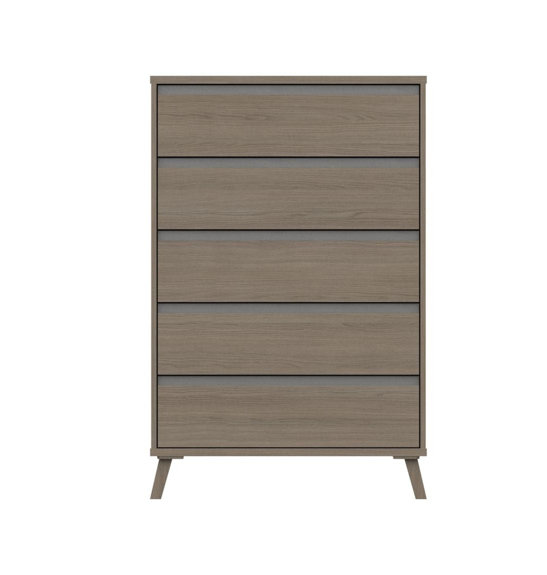 Tamar 5 Drawer Chest GREY OAK