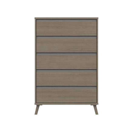 Tamar 5 Drawer Chest GREY OAK