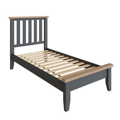 TT Charcoal Wooden Bed Frame