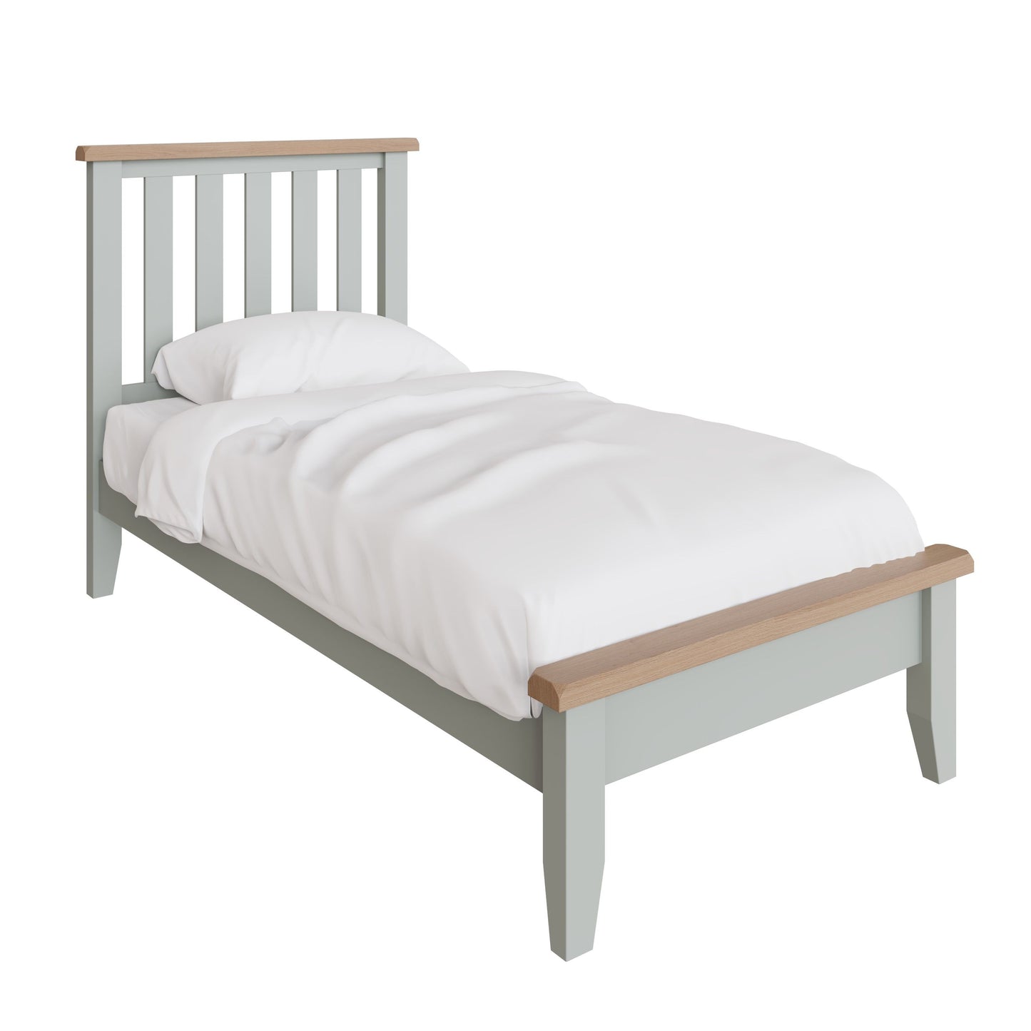 TT Grey Wooden Bed Frame